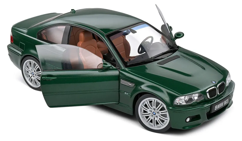 Complétez votre Collection : BMW E46 M3 Coupe 2000 Solido 1/18 Verte Précise - 5