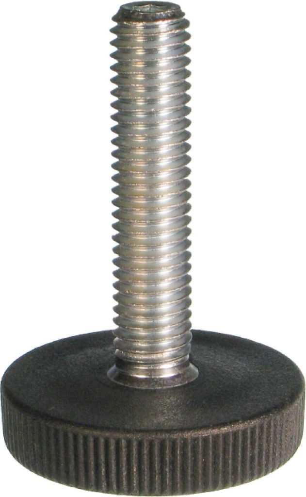 Höhenverstellschraube SCH/PA Teller 44 mm M 10 x 34 Kunststoff schwarz