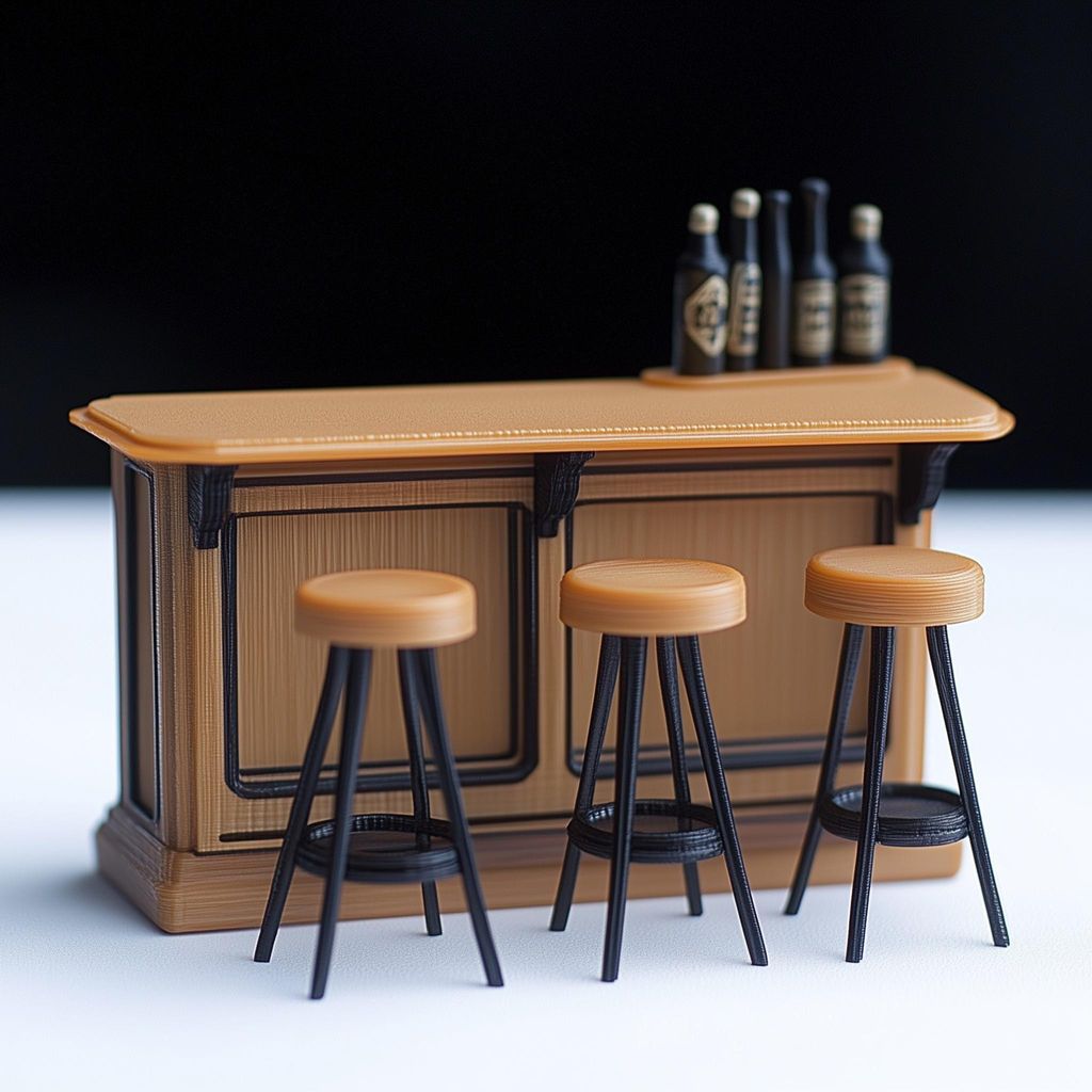 Decords Miniatur-Barset im Maßstab 1:12, Modell 039-077 – Produktbild 
