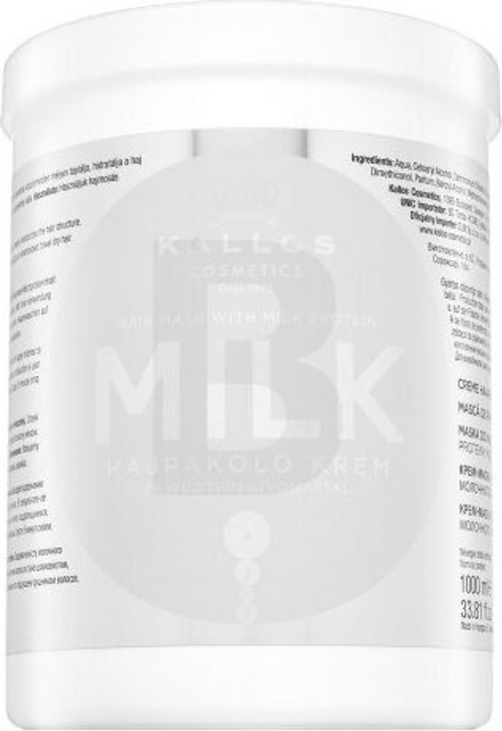 Kallos Milk Hair Mask maska wzmacniająca z efektem Zdjęcie produktu 