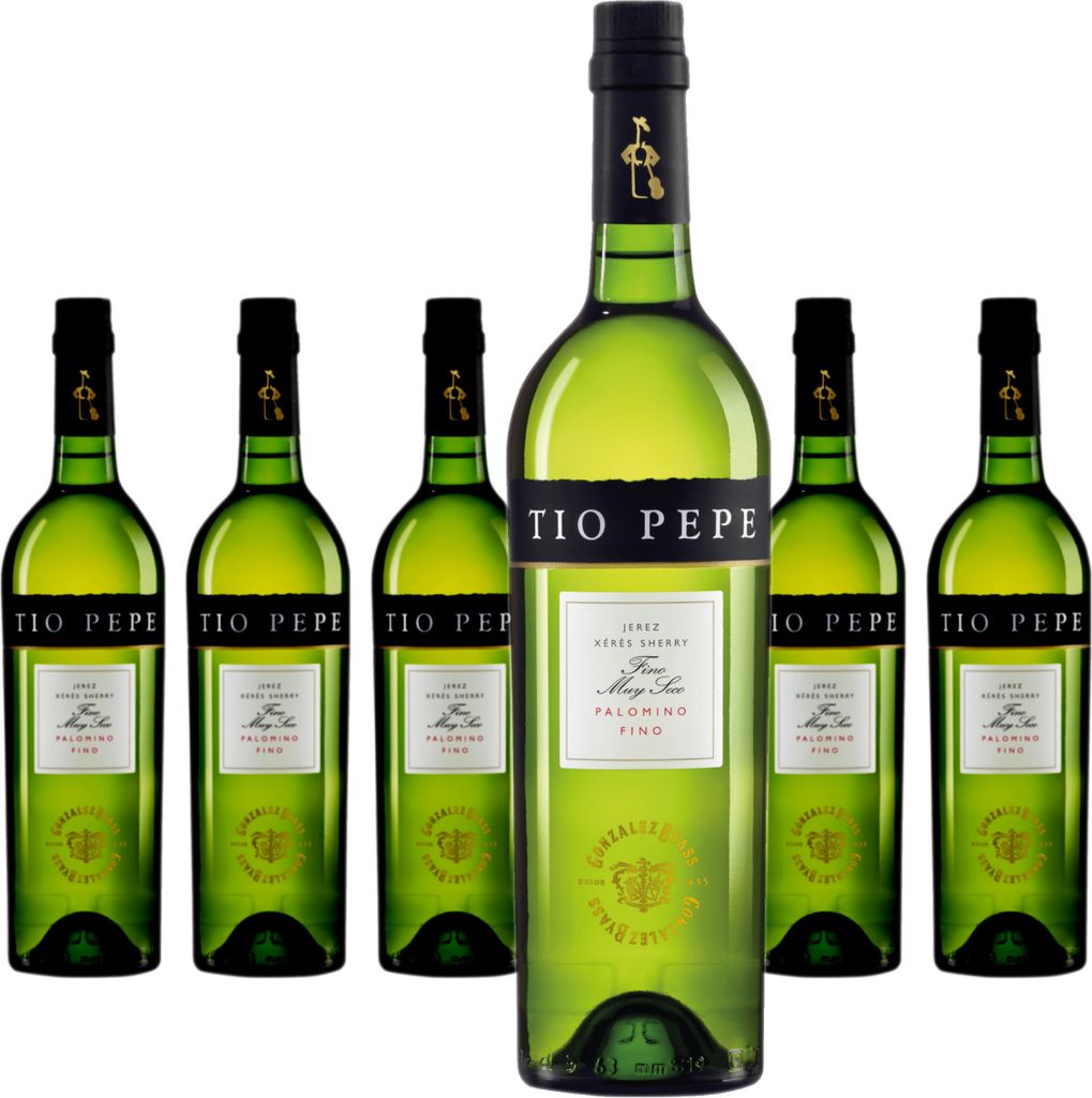 6 x González-Byass Tio Pepe Palomino Fino Sherry