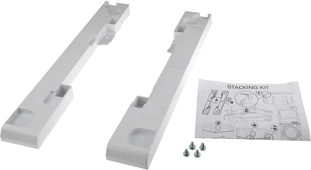 Wsk 1101 Mezikus Cadre de Liaison Robuste pour Lave-linge Candy Blanc