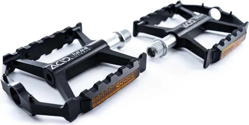 Pédales ACID Flat A4-IB Hybrid Alu Légères avec Grip Haute Adhérence