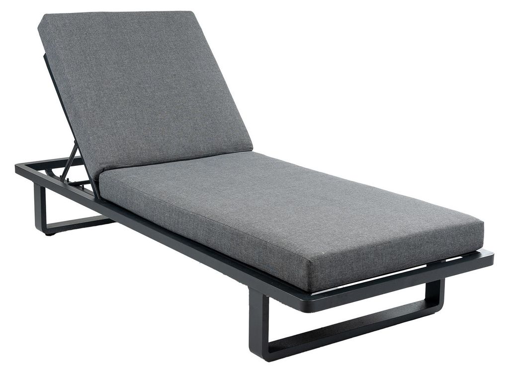 Liegestuhl Saint Martin | inkl. Kissen | Aluminium & Produktbild 