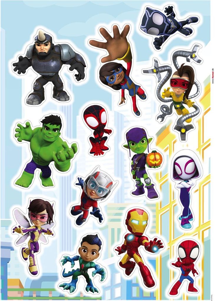 Komar Wandtattoo Marvel Multicolor - 612746 - 50 cm x 70 cm