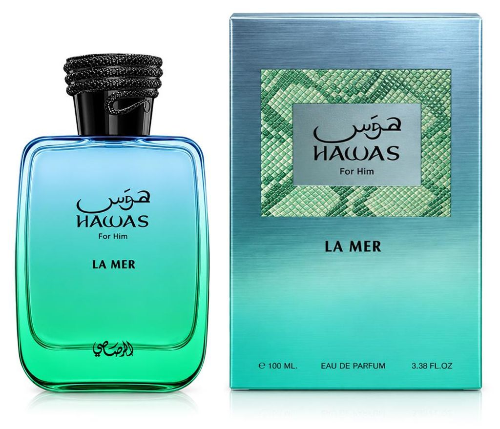 Rasasi Hawas For Him La Mer, eau de parfum, 100 ml, voor Productafbeelding 