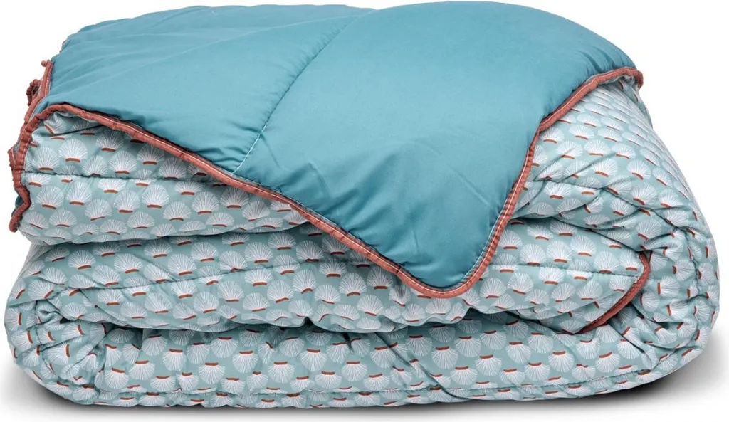 Couette Douceur Bleu Câlin 350g/m2 imprimée 220x240cm - Confort Thermique
