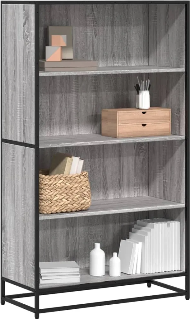 SYFAX™ Libreria per Ufficio 80,5x35x139 cm - Finitura Grigio Tecnico - 2