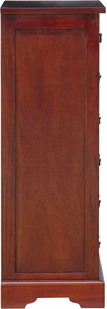 Commode de chambre 45 cm mahogany massif marron - Rangement gain de place