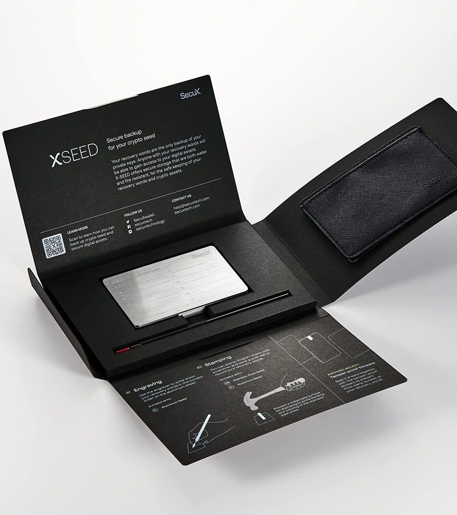 SecuX – XSEED Plus - Sichere Bitcoin Wallet Crypto Seed