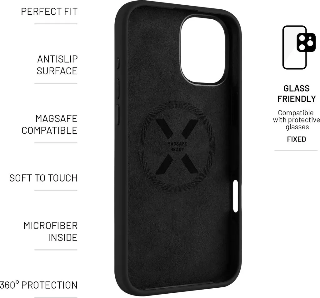 Custodia Protettiva FIXED MagFlow iPhone 16 Plus - Silicone MagSafe - 9
