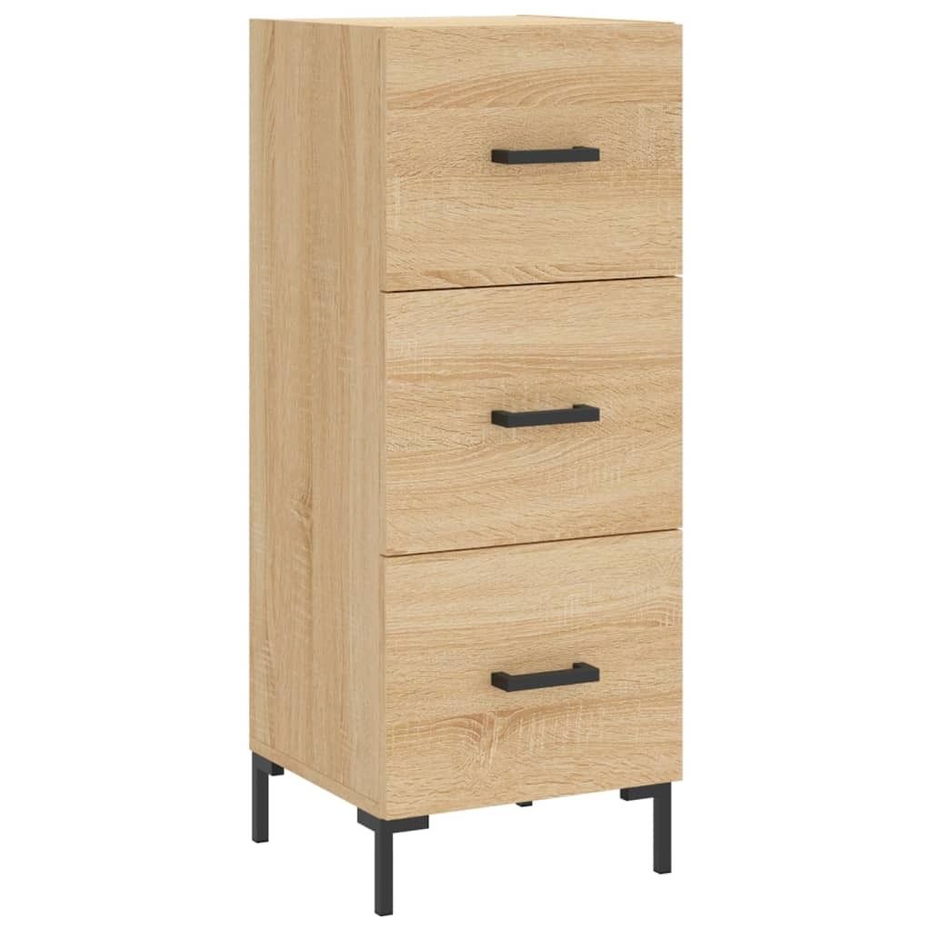 Sideboard Sonoma-Eiche 34,5x34x90 cm Holzwerkstoff
