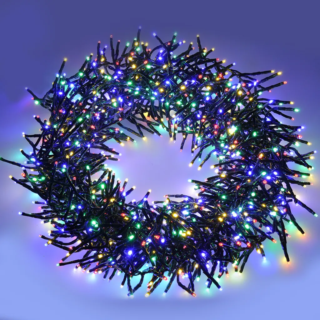 Guirlande LED Solight 576 LEDs Musicale - 5m Télécommande & Timer 1V11-M