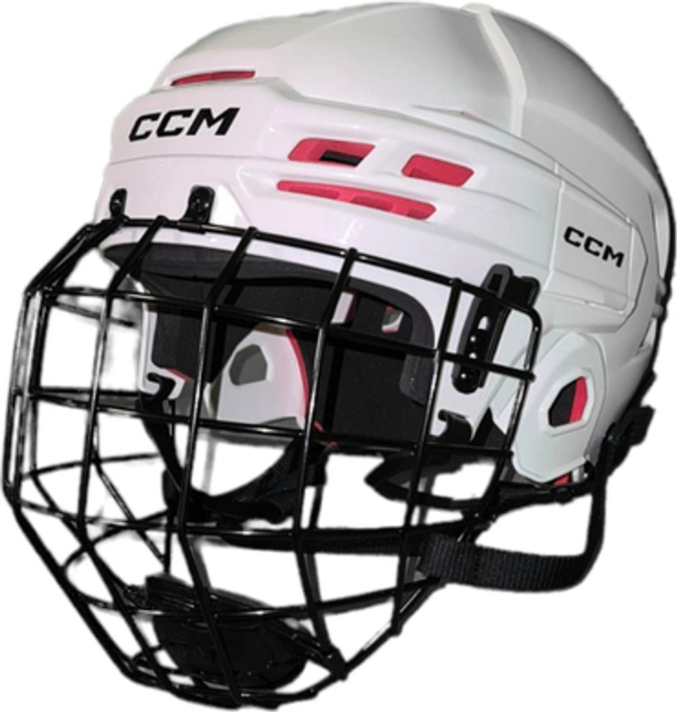 CCM Tacks 70 Casco Combo Senior, Taglia: S, Colore: Bianco Immagine del prodotto 
