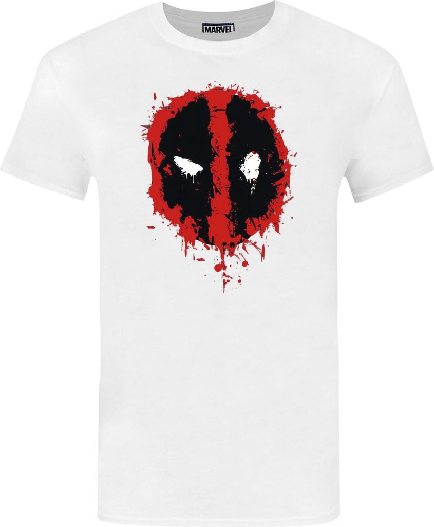 Deadpool - T-Shirt für Herren TV124 (L) (Weiß)