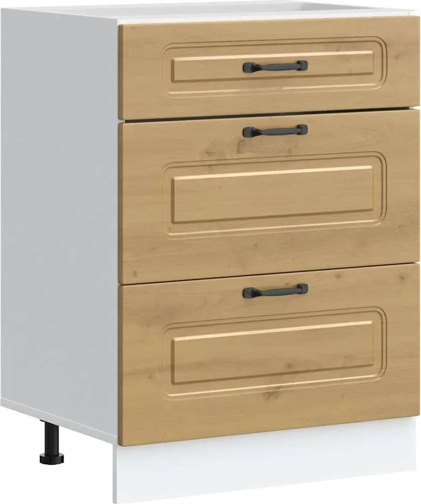 Crea la tua Cucina Ideale con la Base vidaXL Kalmar Rovere Artisan