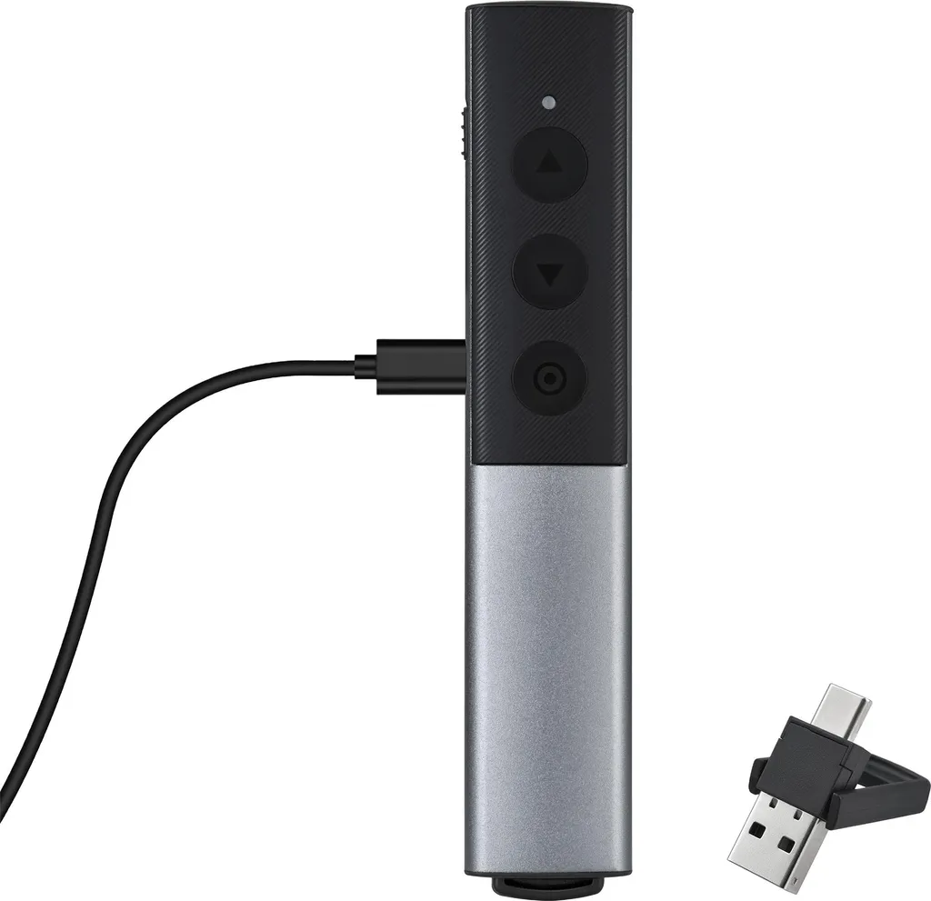 Présentateur Sans Fil Verbatim Agenda Laser Rouge Portée 15m Ergonomique