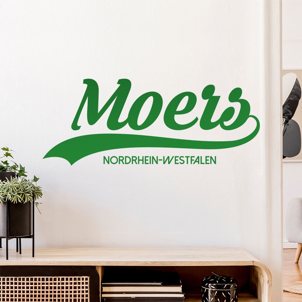 Moers Nordrhein-Westfalen Wandtattoo Wandaufkleber Wall Sticker - Dekoration, Küche, Wohnzimmer, Schlafzimmer, Badezimmer