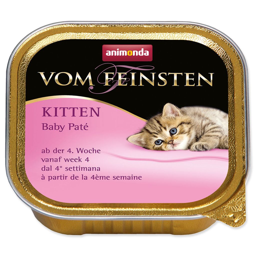 ANIMONDA Vom Feinsten Kitten Baby Pate - nassfutter für Katzen - 100g