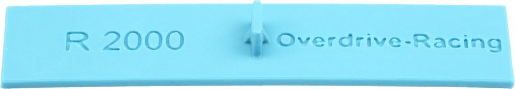 Spur 0 - Flexgleis Radien Schablone Radius 2000mm Gleisschablonen - Spurweite 32mm - 1:45