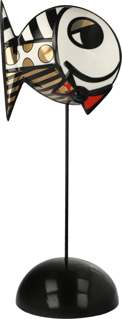 Figurine en Porcelaine Dorée Romero Britto Golden Deeply in Love Goebel