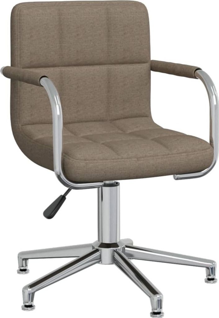 Bürostuhl Drehbar Taupe Stoff