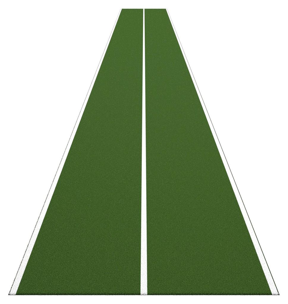 Sport-Thieme Sprintbahn "Uni Sprint", Grün, 2x20 m