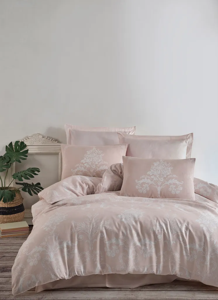 Set Copripiumino Kraliçe Visone Super King 260x220 - L'Essentiel