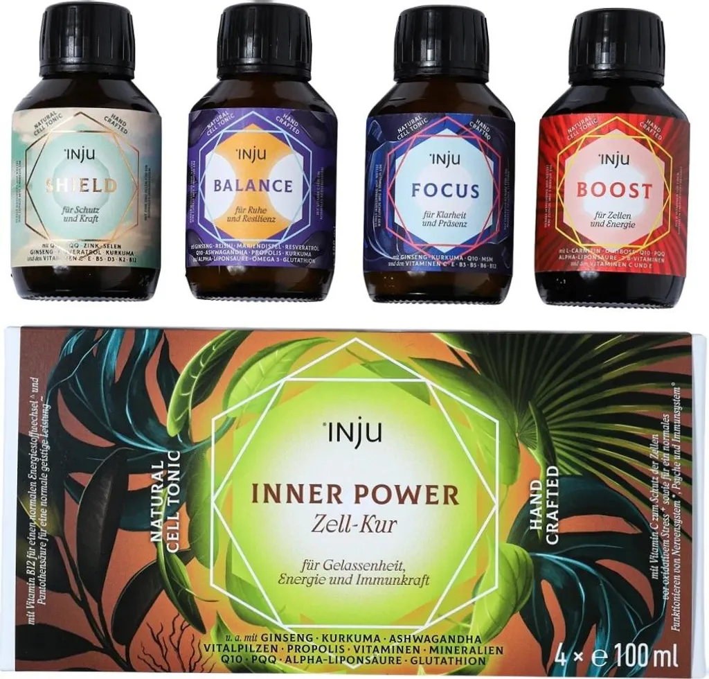 Cure d'énergie intérieure 4x100ml contre la fatigue et le surmenage