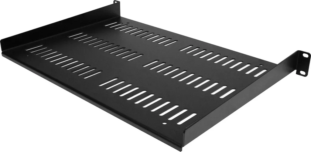 StarTech.com Tablette 1U 19 pouces Rack Serveur Noire Perforée CABSHELF1U - 2