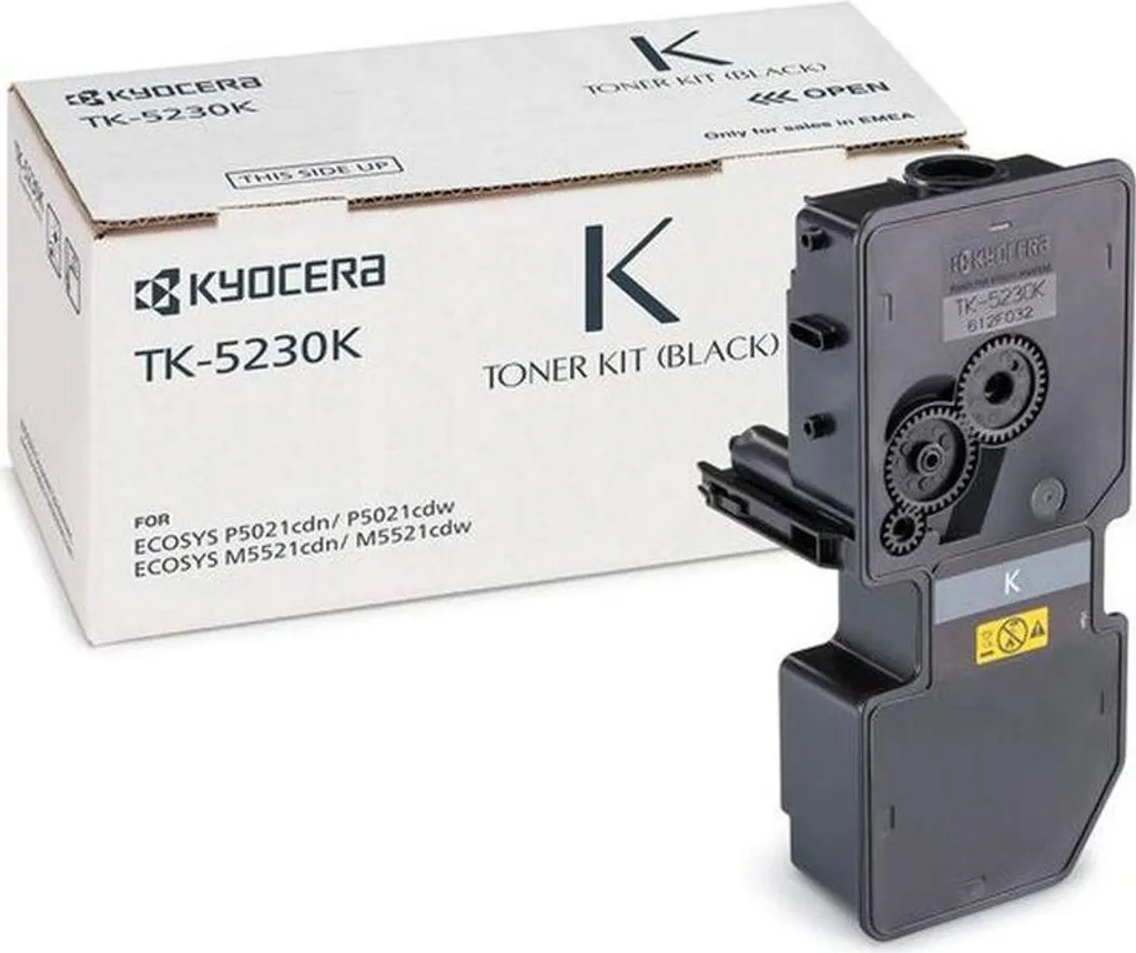 Toner Kyocera TK-5230 Noir Original 0T2R90NL pour Imprimante Ecosys