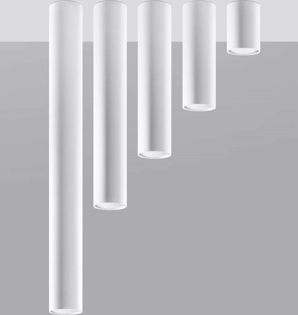Lampada a soffitto LAGOS 40 bianco 1xGU10 10W acciaio 40x6x6cm Sollux Lighting - 14