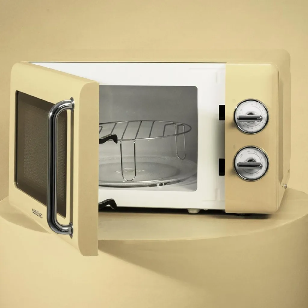 Micro-ondes avec Grill et Commandes Digitales Cecotec 3110 Jaune 20L - 10