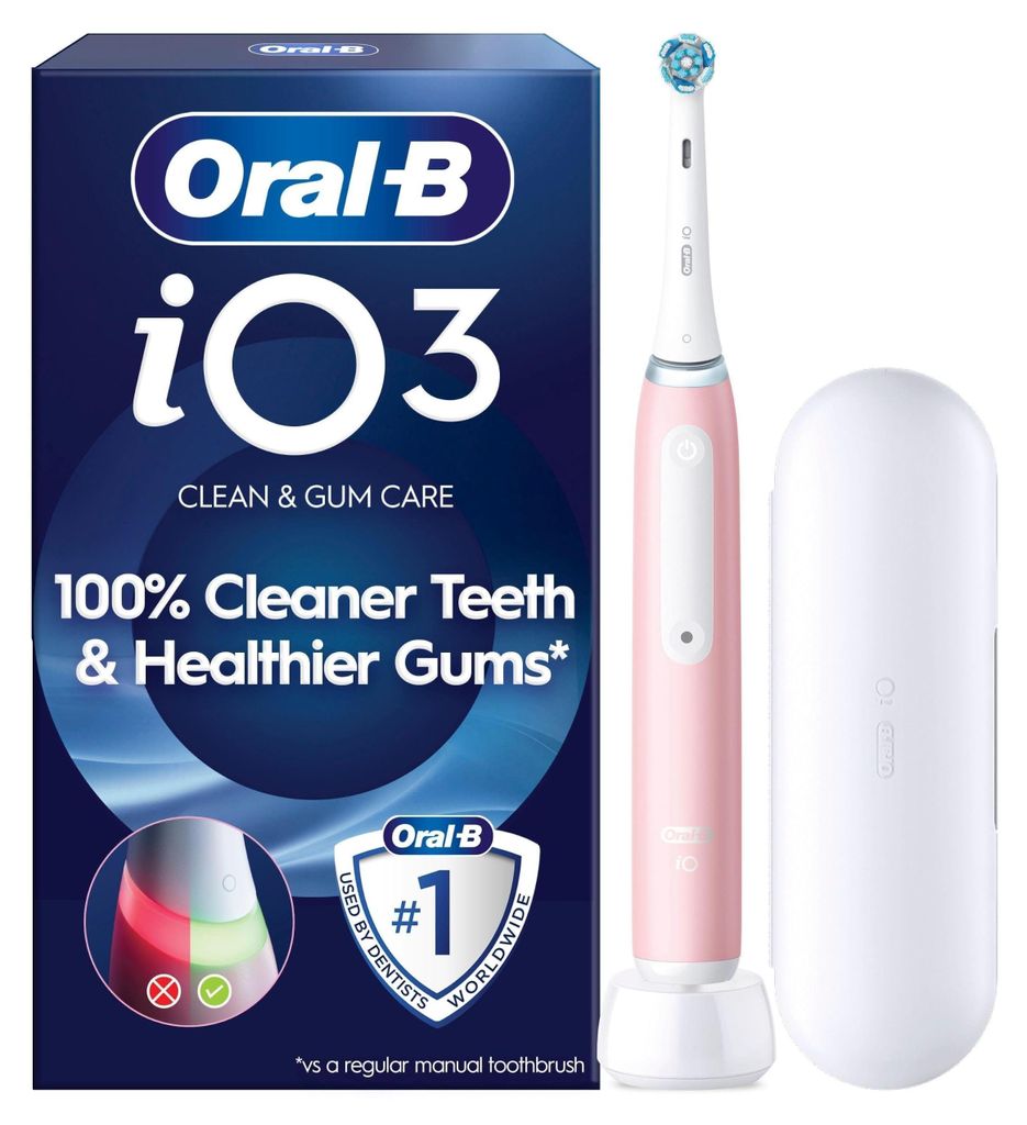Brosse à dents électrique Oral-B iO Series 3, rose poudré, Image du produit 