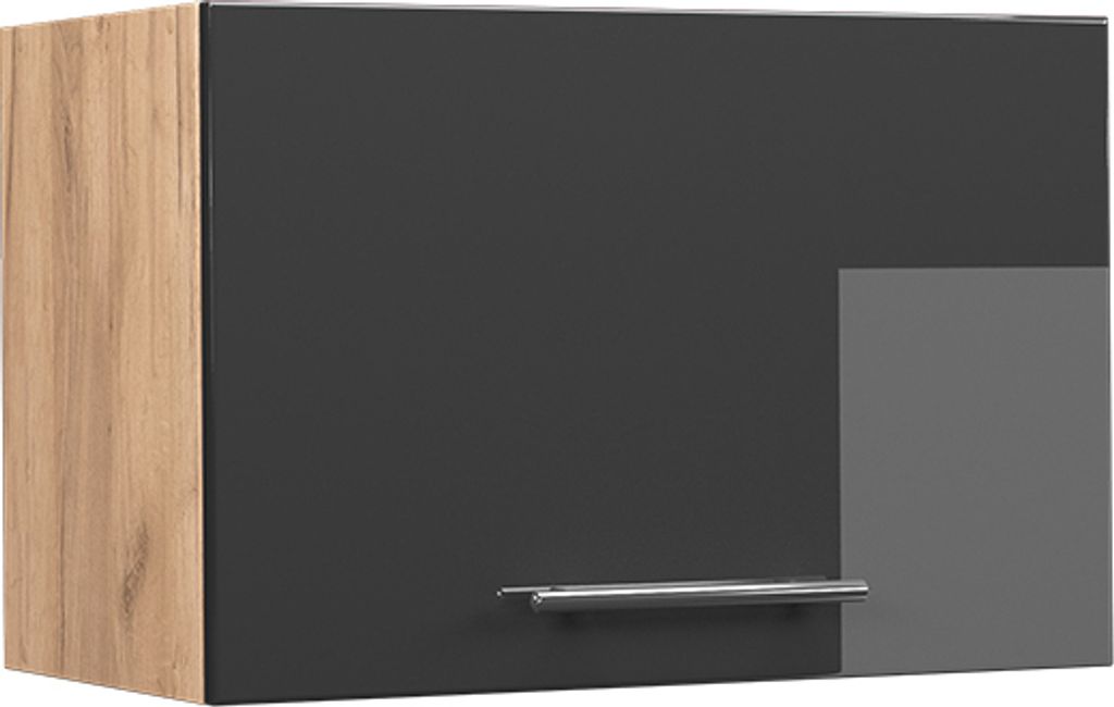 Hängeschrank Vicco Fame-Line Anthrazit Hochglanz 60 cm Flach, Model 38389