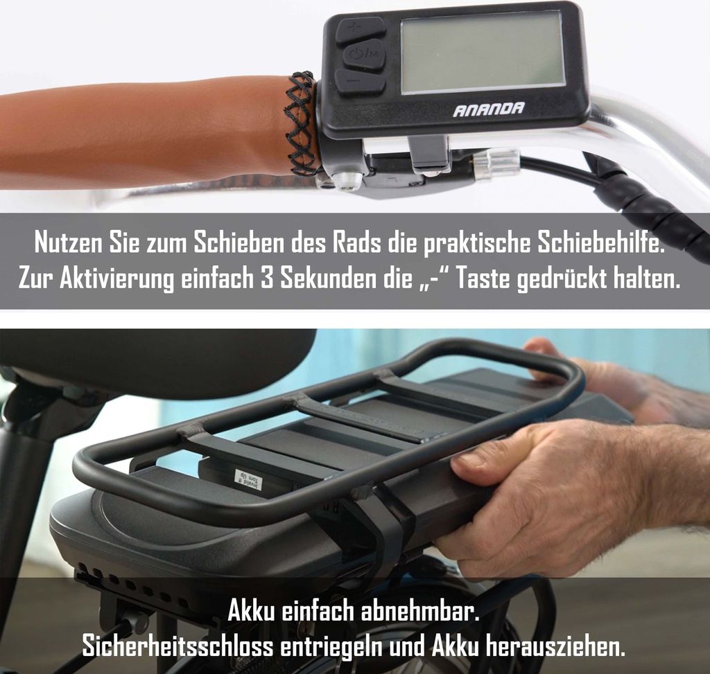 Telefunken E-Bike RT540 mit 7-Gang Shimano Nabenschaltung - Produktbild 8