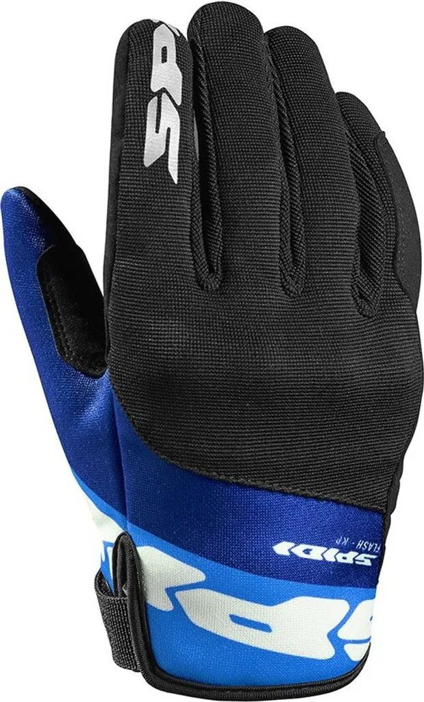 Gants Spidi Flash-KP Noir S avec Coque de Protection et Grip Optimé