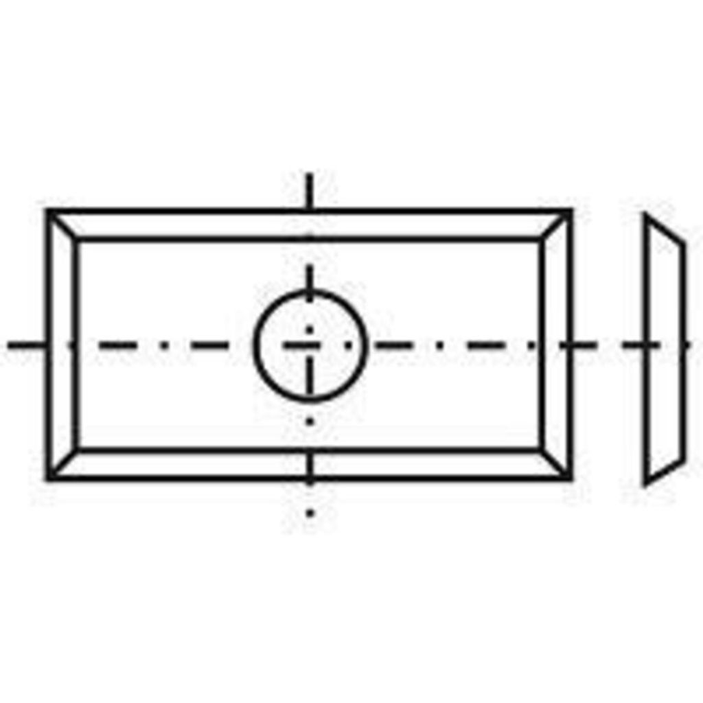 10 Standard Wendeschneidplatten mit 4 Schneidkanten 19,5x10x1,5mm T03SMG