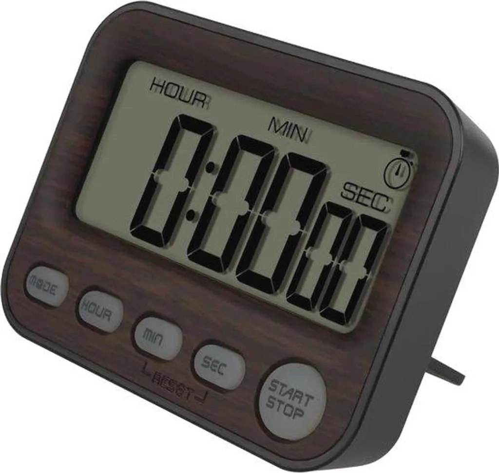 Minuteur de cuisine numérique à grand écran LED et chronomètre aimanté