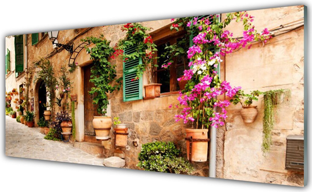 Glasbilder 125x50 Wandbild Druck auf Glas Haus Architektur