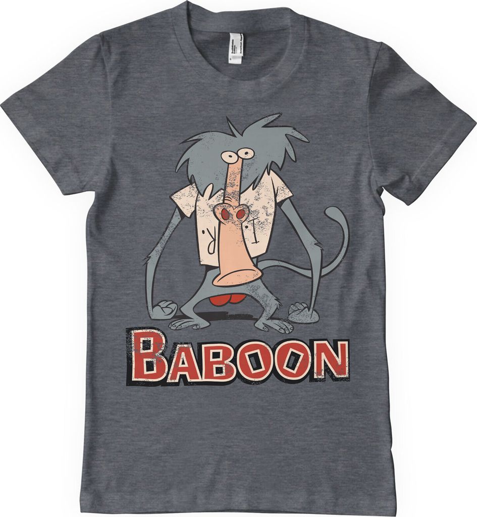 I Am Weasel - Baboon T-Shirt - X-Large - DarkHeather