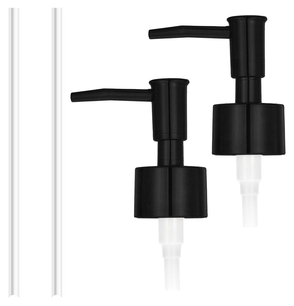 Set mit 2 Seifenspenderpumpen, wiederverwendbare Ersatzpumpe für Seifenspender, Handseifenspenderpumpe, Ersatz-Seifenspenderpumpe für Lotionen, S...
