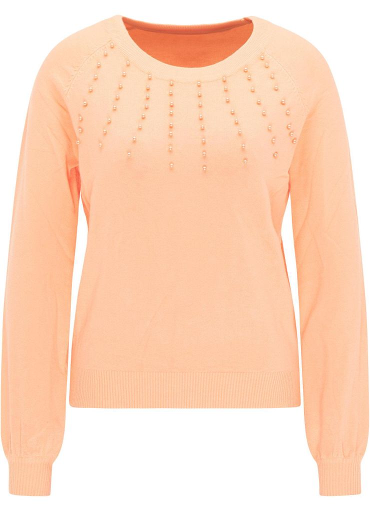 ALBEE damen strickpullover - pfirsich, XL/XXL