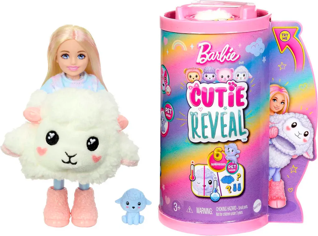 Mini Poupée Chelsea Déguisement Agneau - Jouet Surprise Barbie Reveal
