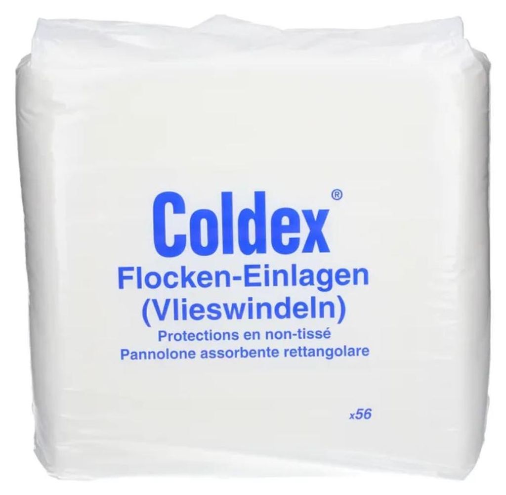 Coldex Flocken-Einlagen Vlieswindeln, 56 St. Windeln Produktbild 