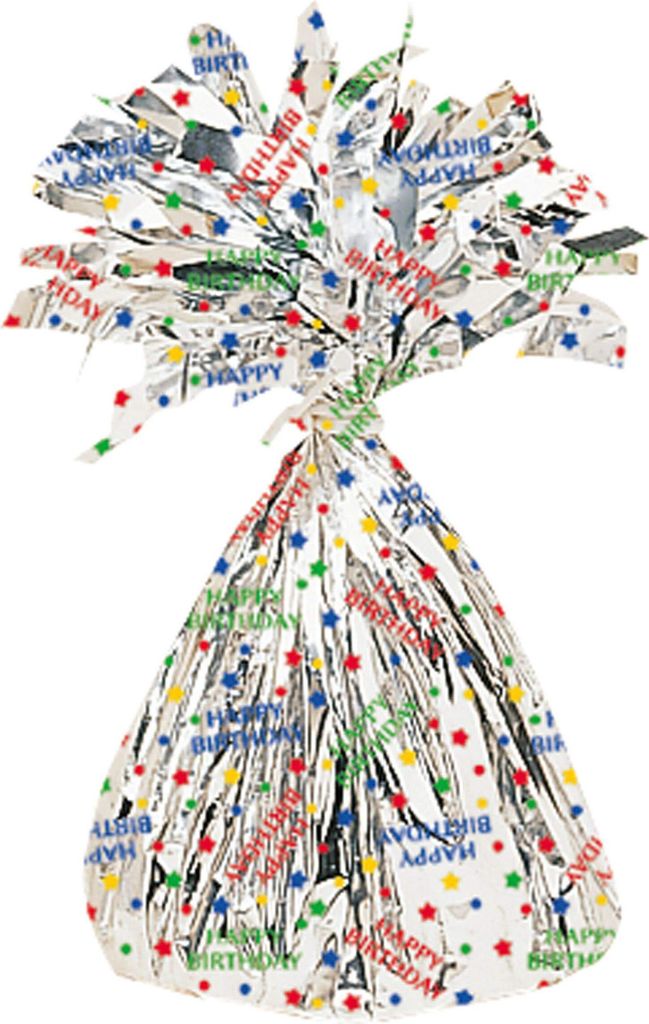 amscan Ballongewicht Folie Happy Birthday 170 g/6 oz