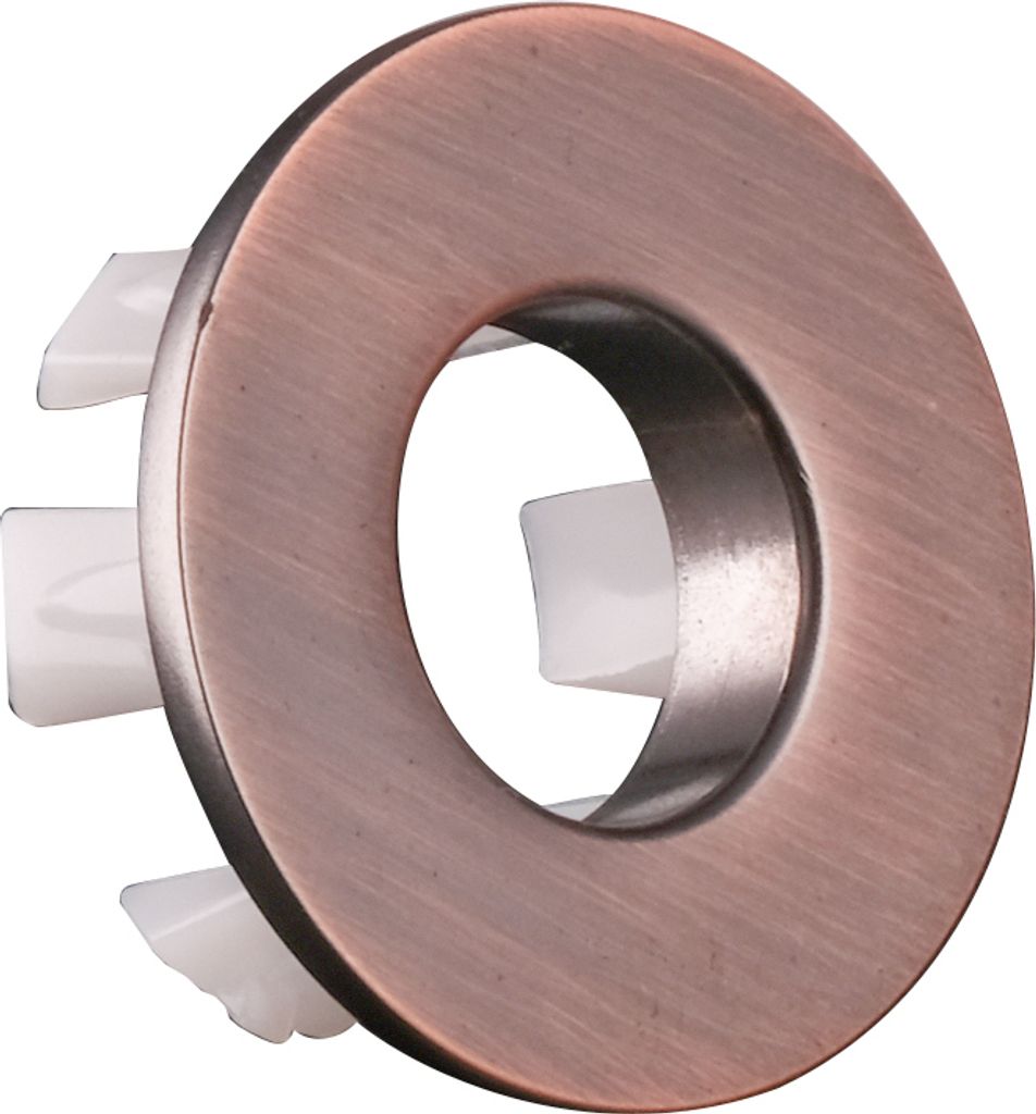 PaulGurkes Überlauf-Clip Metall Rote Bronze Waschbecken Clip Überlaufblende