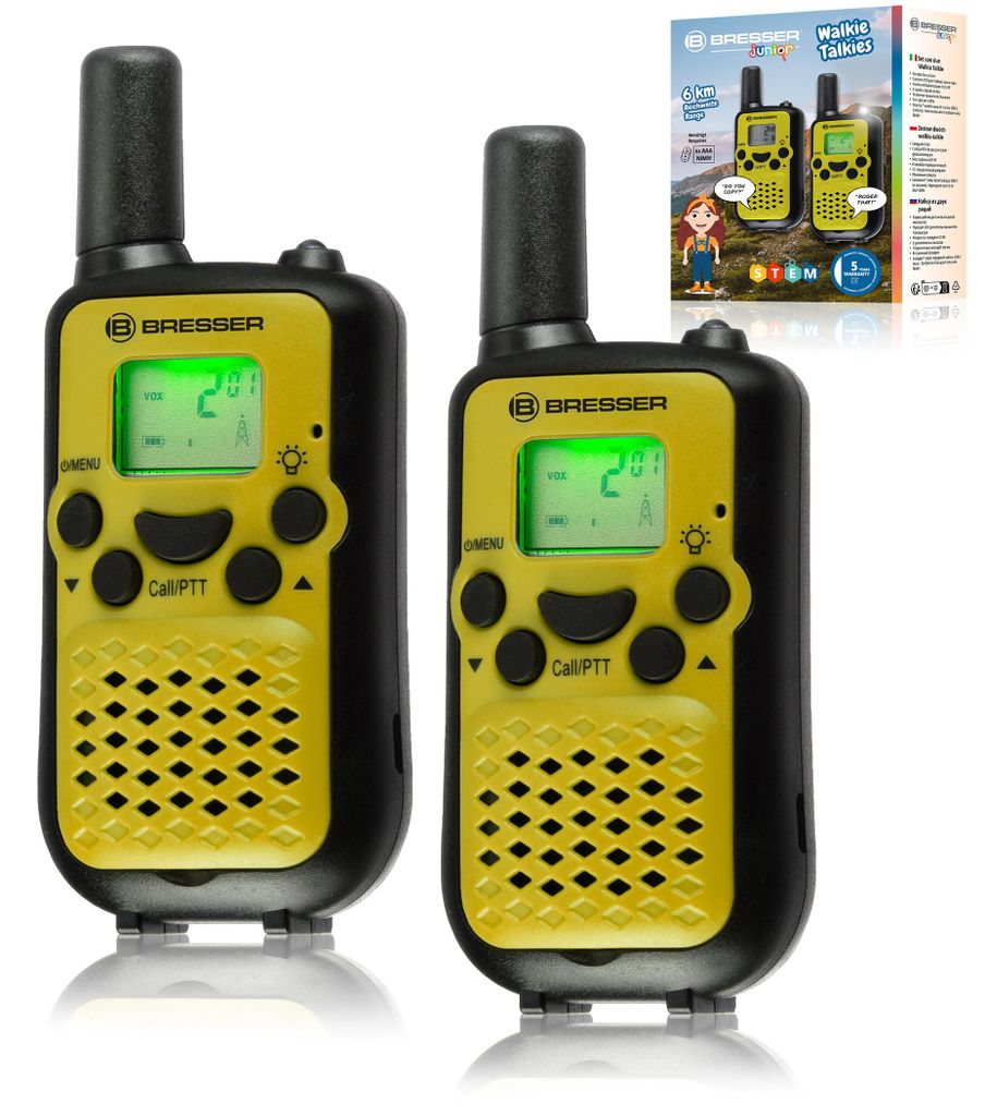 BRESSER JUNIOR Walkie Talkie 2er-Set mit hoher Reichweite Produktbild 