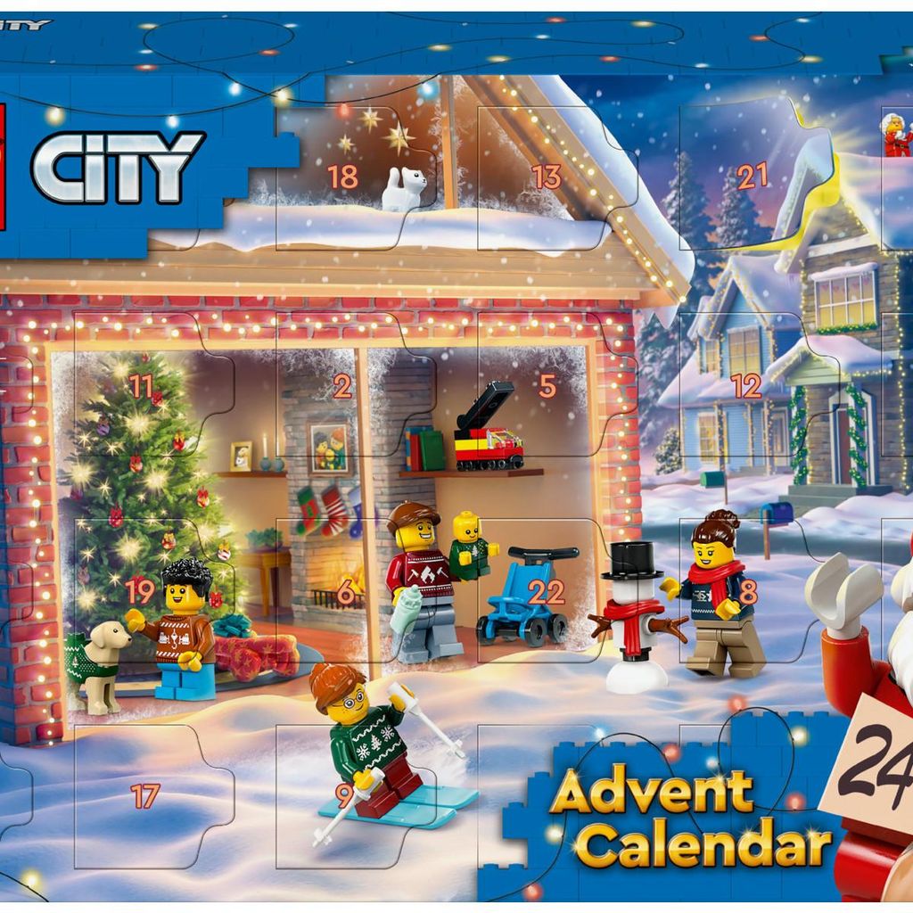 Adventný kalendár LEGO City 2024, detská hračka na Obrázok produktu 
