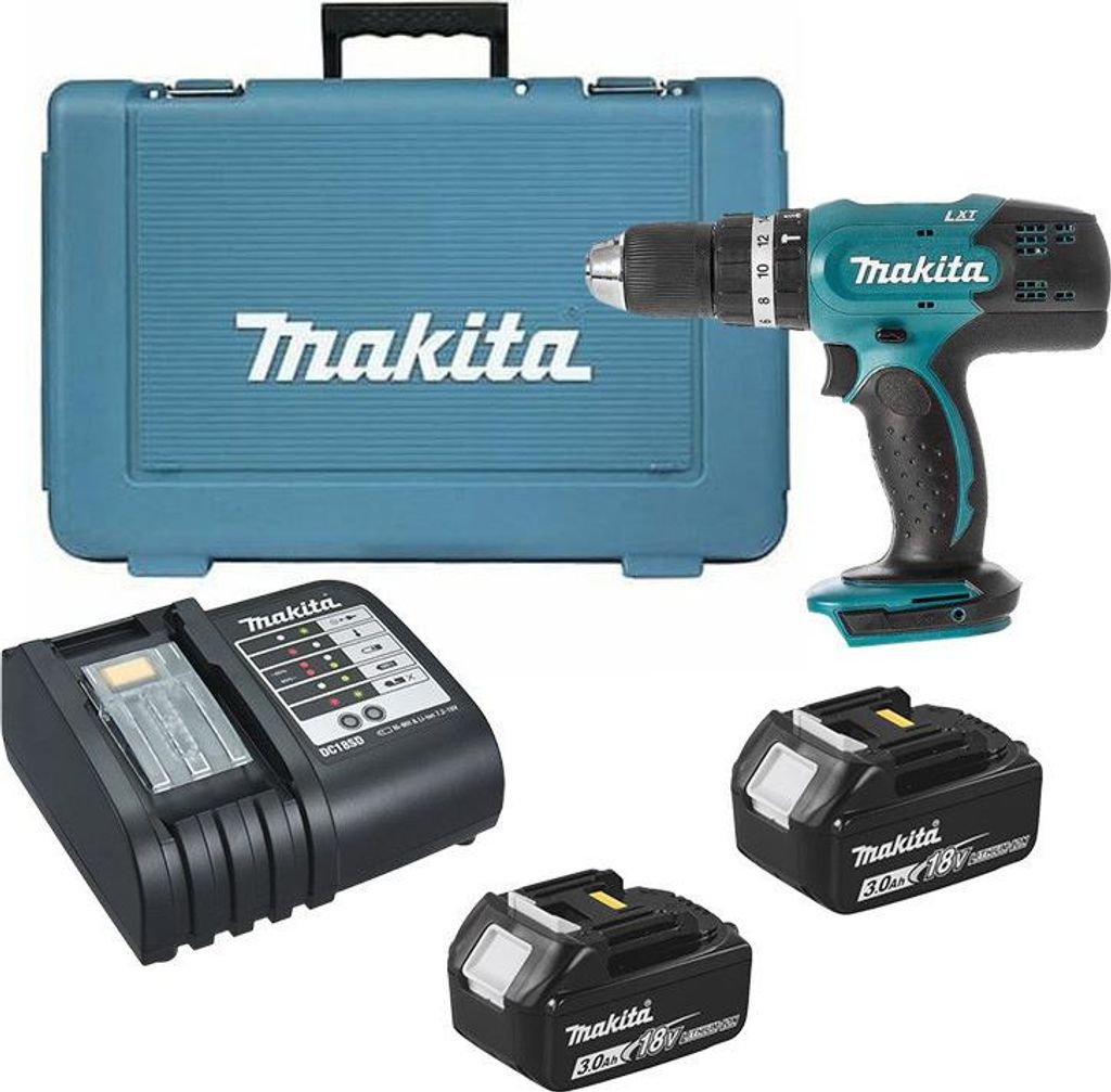 Makita DHP453SFE, Handbohrmaschine, Ohne Schlüssel, Produktbild 